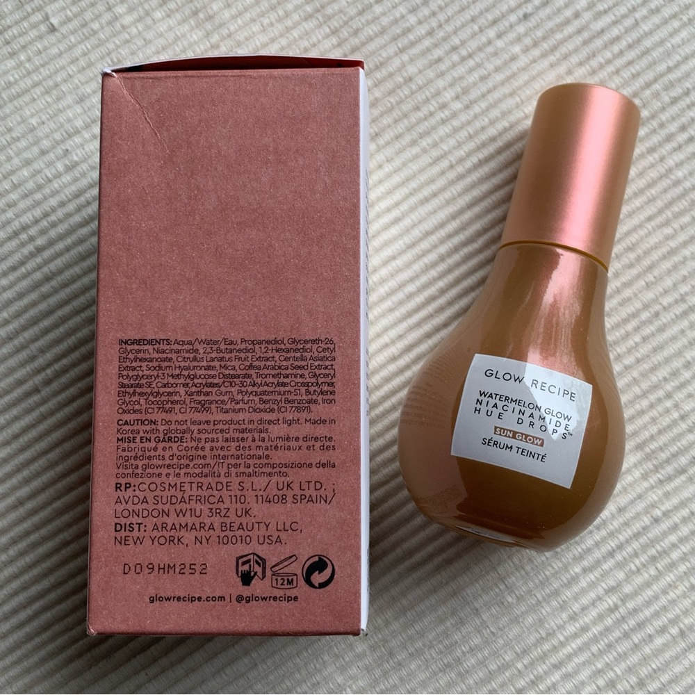 Glow Recipe Watermelon Glow Niacinamide Hue Glow Drops Serum - Picture 9 of 13